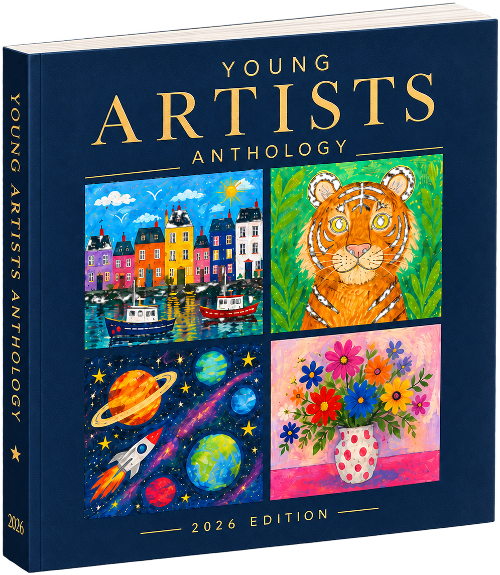 Young Artists Anthology premium paperback cover